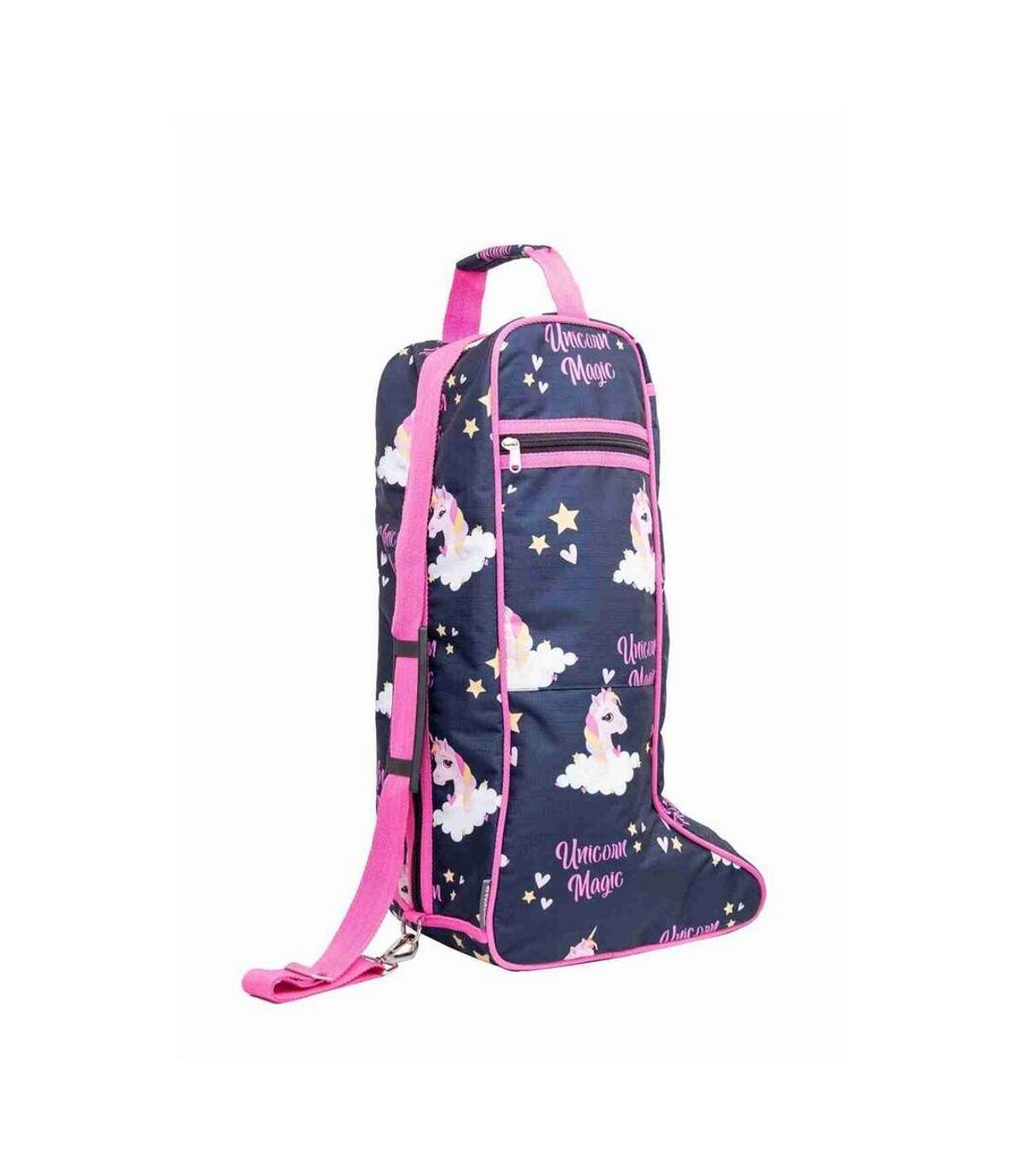 Hy Unicorn Magic Boot Bag (Navy/Pink) (One Size)