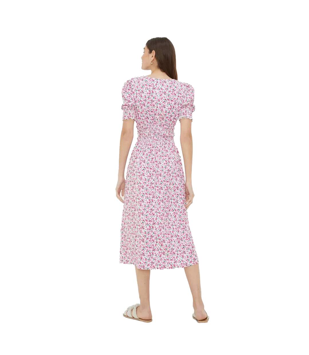 Robe mi-longue femme rose Dorothy Perkins-2