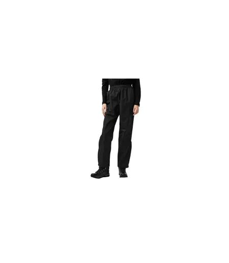 Womens/ladies Horizon Plain Waterproof Trousers Black Gelert