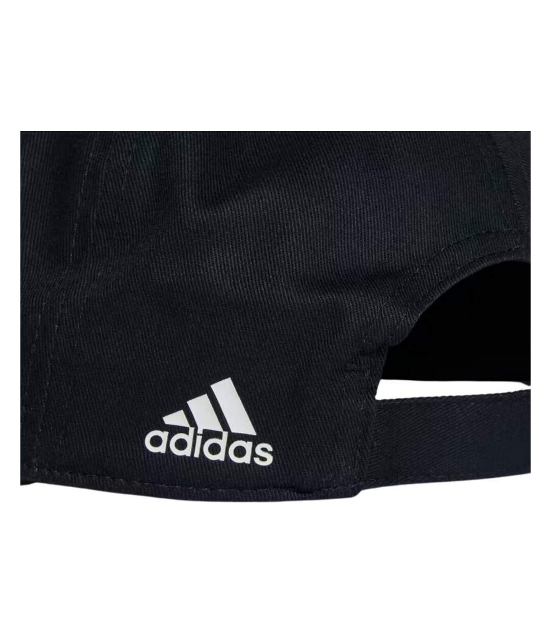 Mens Street Embroidered Baseball Cap Black Adidas-4