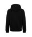 Mens Munich Lettering Print Hoodie Jet Black Luke-2