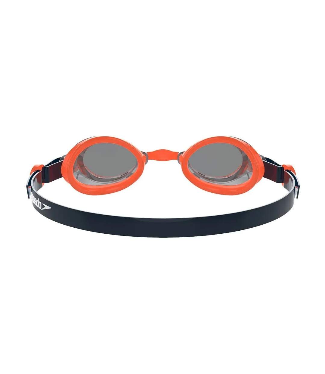 Lunettes De Natation Jet Mirror Bleu Marine Orange Volcanique Gris Vif Speedo-2