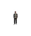 Mens Checked Brushed Jacket Black Cream Orange Brave Soul-1