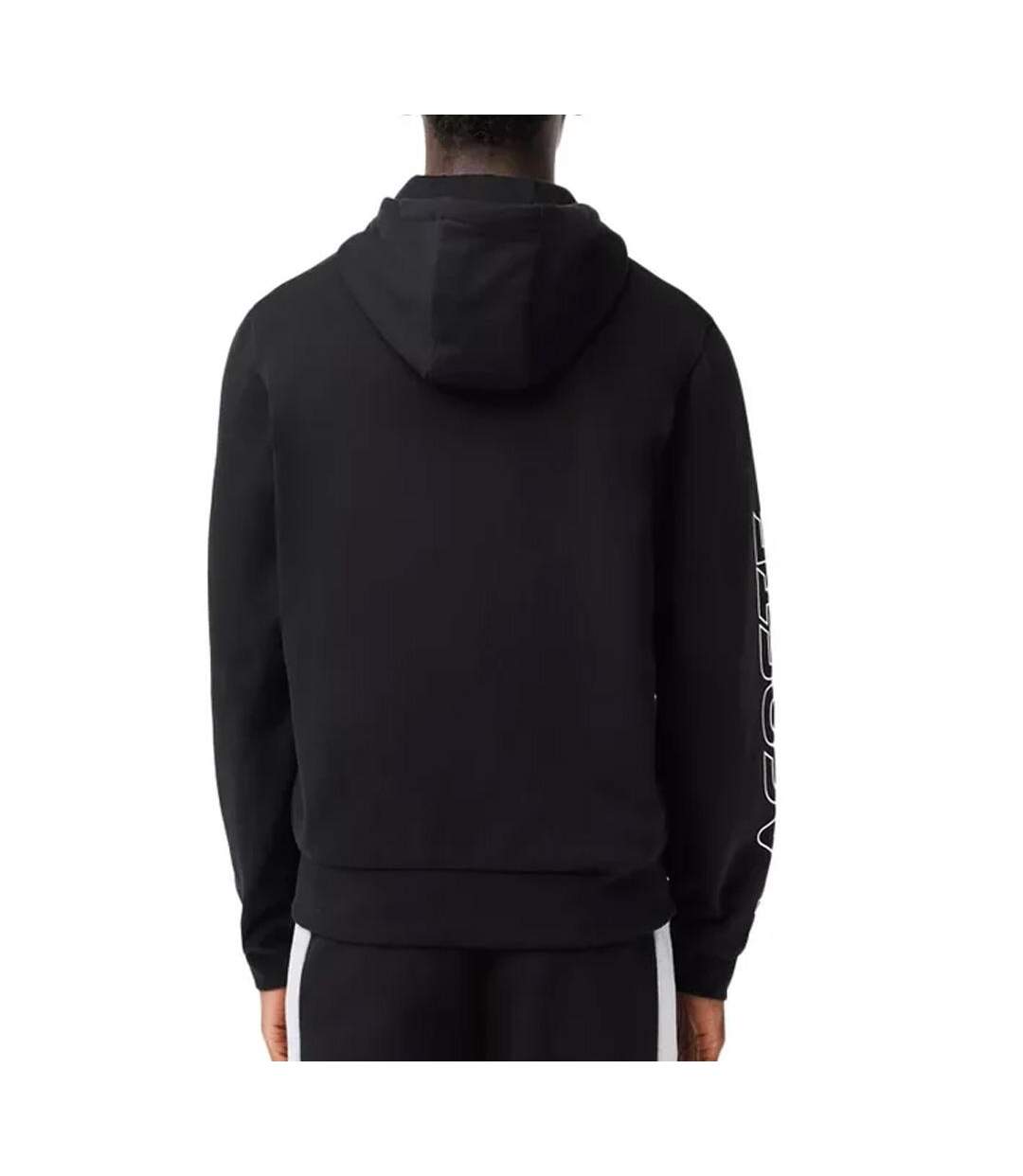Sweat noir homme lacoste sh1416-2