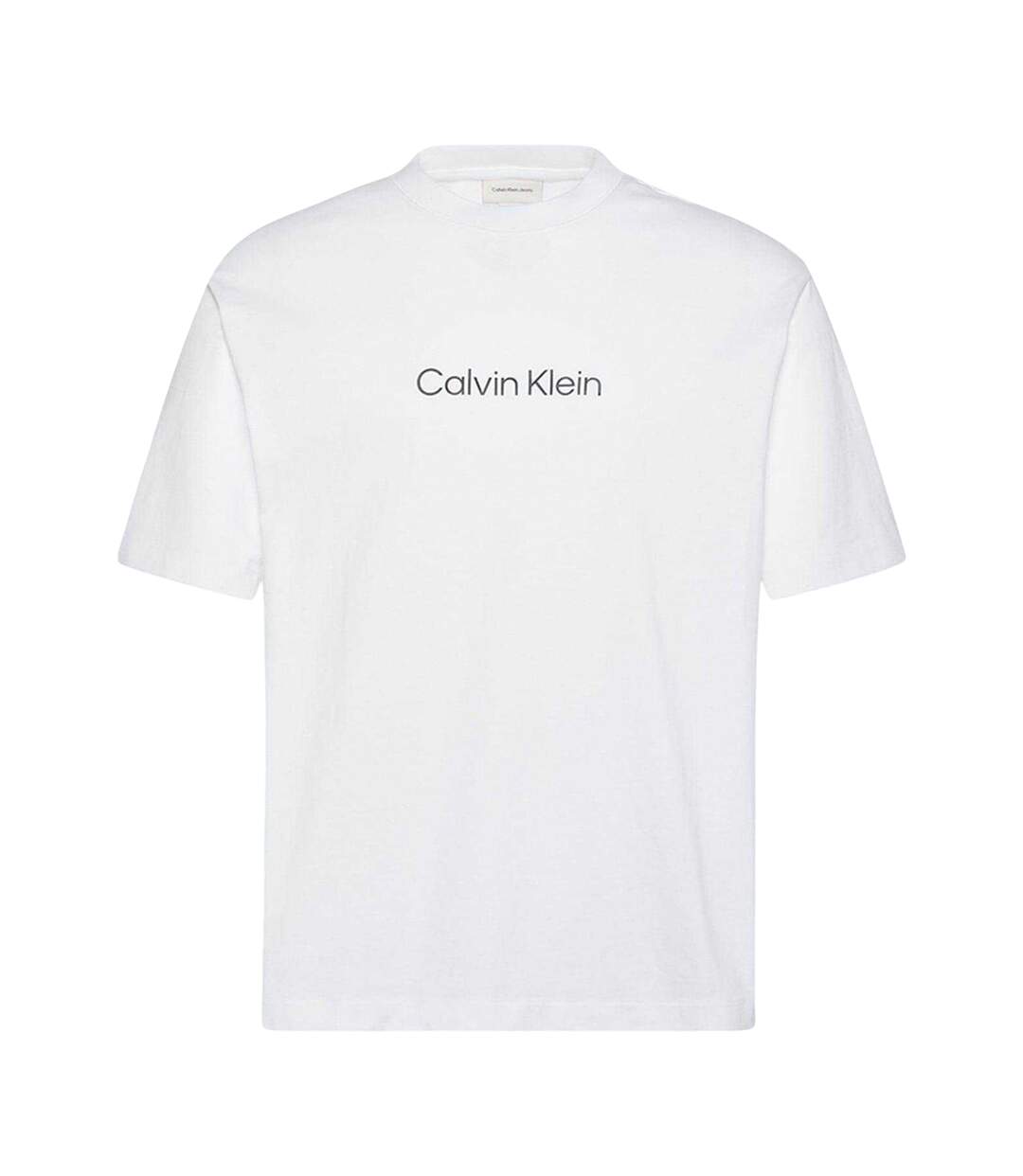 T-shirt Homme Blanc Calvin Klein-2
