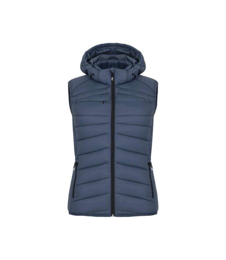 Veste Sans Manches Idaho Femme Bleu Gris Clique