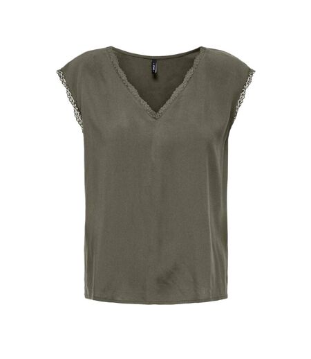 T-Shirt kaki femme only selina