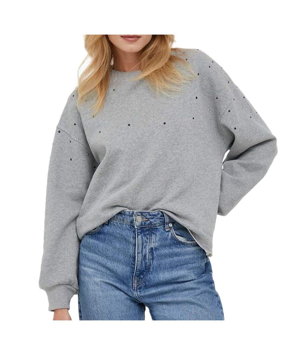 Sweat Gris Femme Pepe jeans Caroline - M