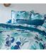 Parure de lit percale de coton MOOREA PACIFIC bleu cobalt 240x220 cm
