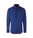 Mens Plain Long-sleeved Shirt Royal Blue Aquascutum-1