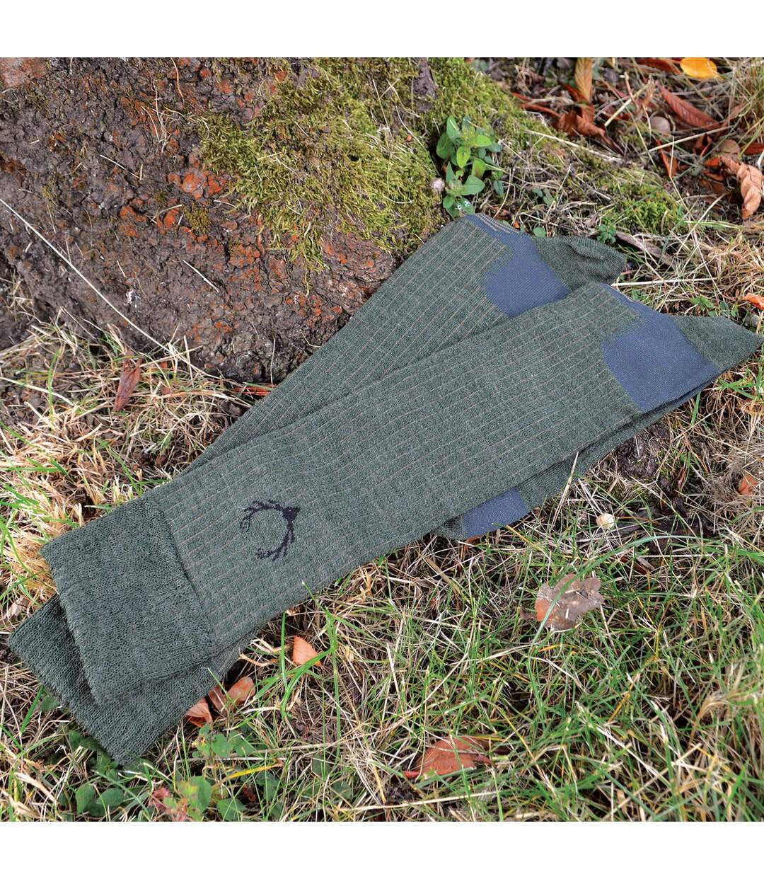Chaussettes de Randonnée Hautes Laine Mérinos-3