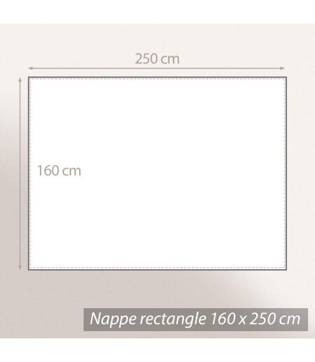 Nappe enduction acrylique BELEM Rectangulaire