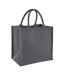 Tote Bag Midi Taille Unique Gris Foncé Westford Mill-1