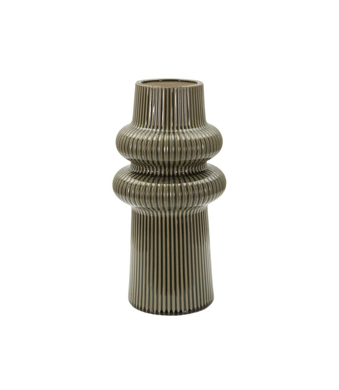 Vase Design en Céramique Armony 36cm Vert-1