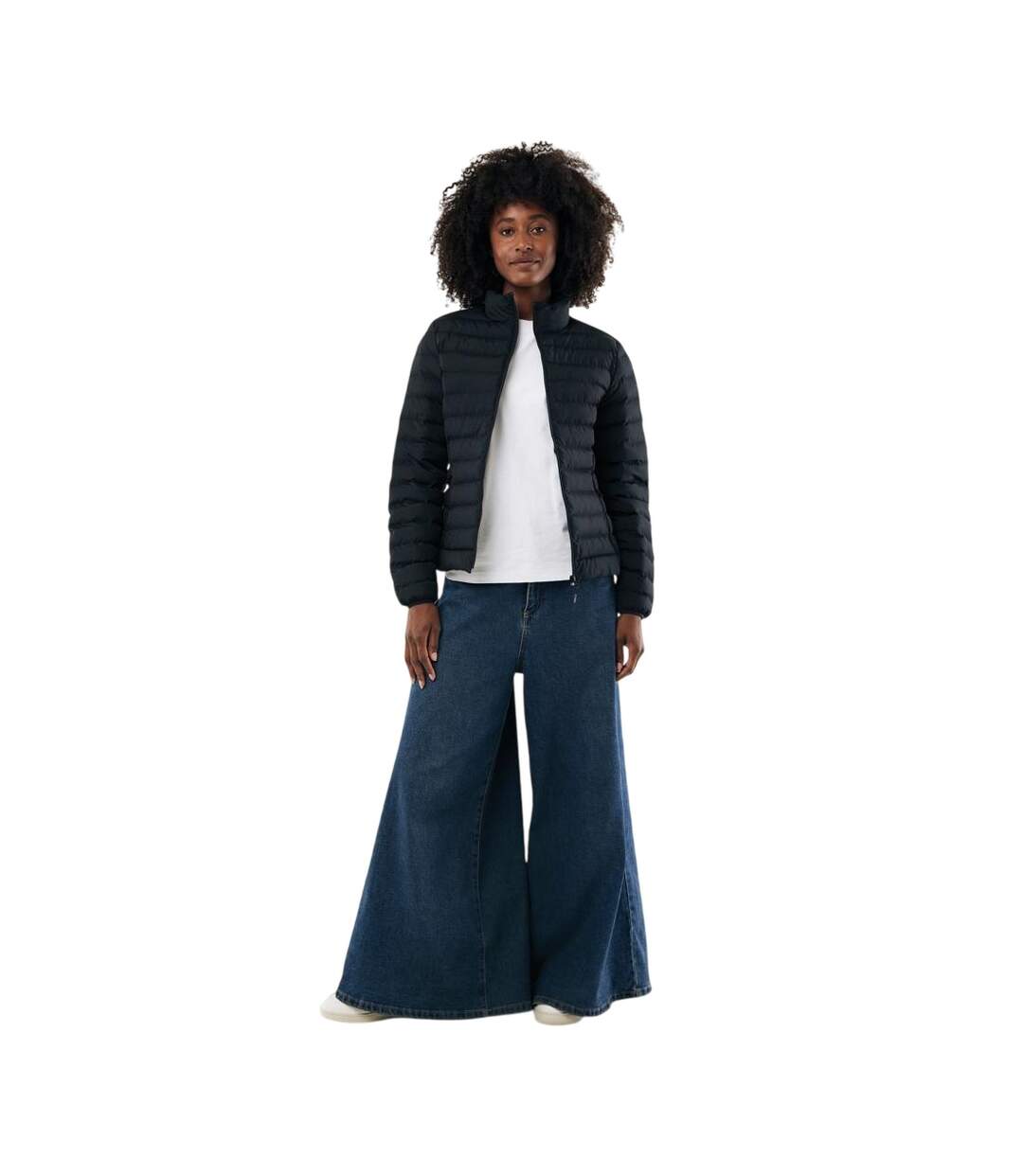 Doudoune Matelassée Maiko Femme Noir Iqoniq-1