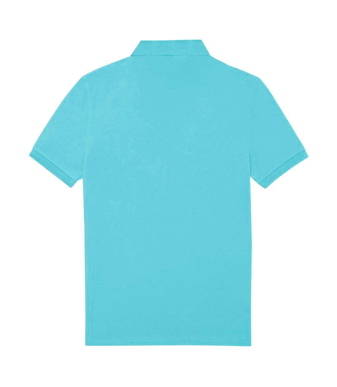 Mens polo shirt meta turquoise B&C