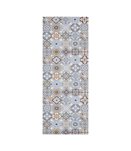 Tapis de cuisine en PVC motif géométrique PKIT