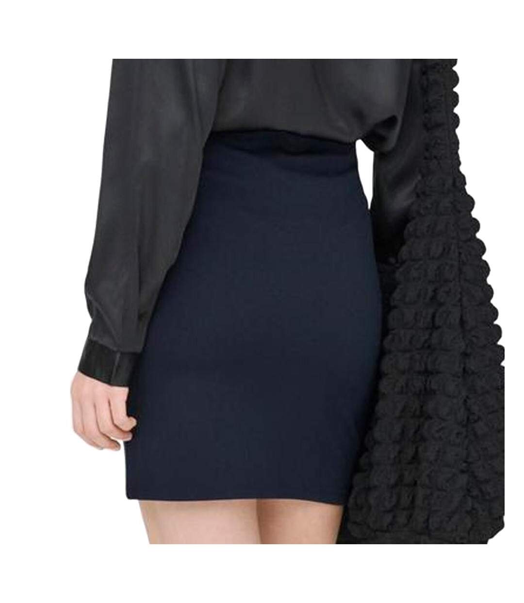 Jupe marine femme jdy new pretty-2