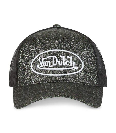 Casquette baseball avec filet femme à paillettes Glitter Vondutch