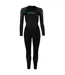 Womens/ladies Core Full Wetsuit Black Gul-2