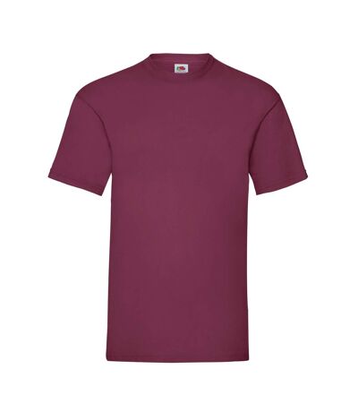 T-shirt Valueweight Homme Bordeaux Fruit Of The Loom