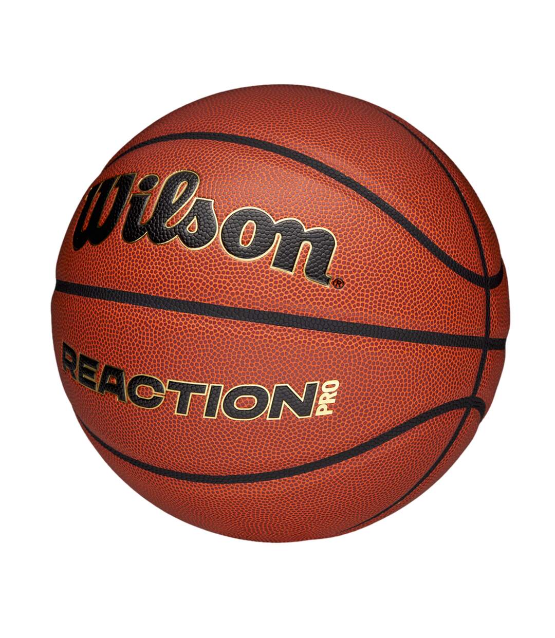 Ballon De Basket Reaction Pro V2 Taille 6 Marron Clair Wilson-4