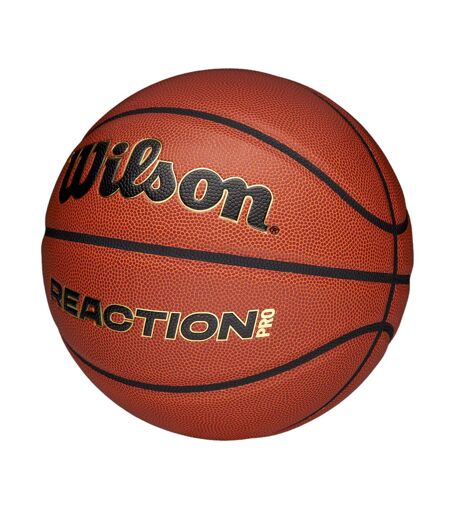 Ballon De Basket Reaction Pro V2 Taille 6 Marron Clair Wilson