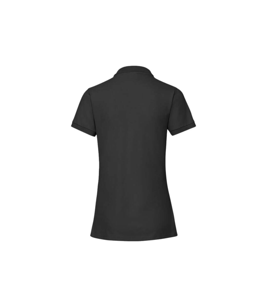Polo À Manches Courtes En Stretch Pour Femmes/femmes Noir Russell-2