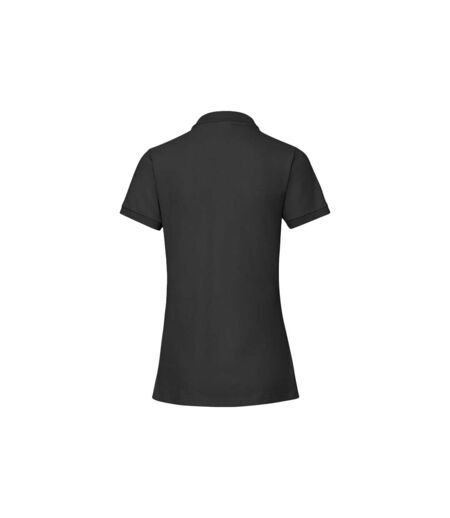 Polo À Manches Courtes En Stretch Pour Femmes/femmes Noir Russell