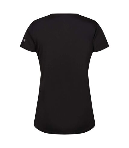 Regatta Womens/Ladies Fingal VII The Spirit Of Adventure T-Shirt (Black) - UTRG8998