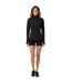 Womens/ladies Full Zip Fitness Track Jacket Black Slazenger-1