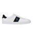 Mens Court Vulc Leather Trainers White Blue Ralph Lauren-1