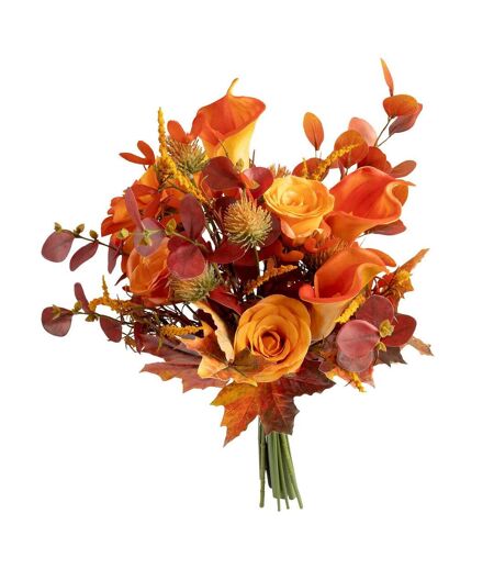 Bouquet Artificiel Automnal James 55cm Orange