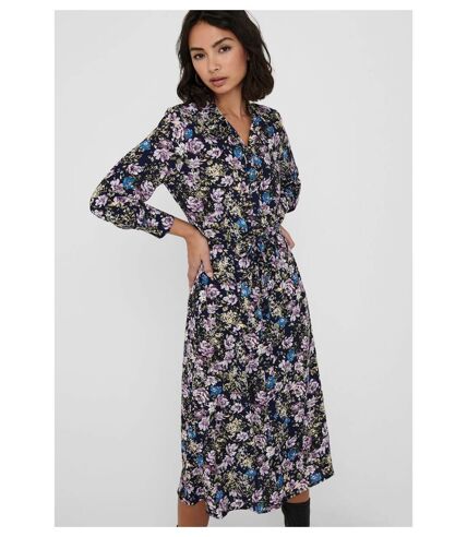 Robe longue imprimé fleuri