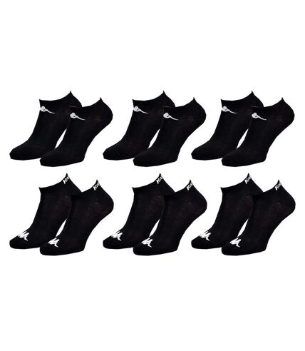 Chaussettes homme KAPPA Socquettes Tiges courtes Pack de 6 Paires Noires
