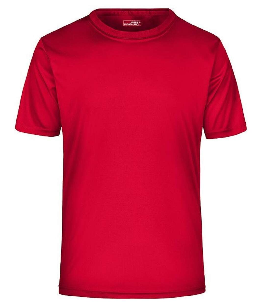 t-shirt respirant JN358 - rouge - col rond - Homme