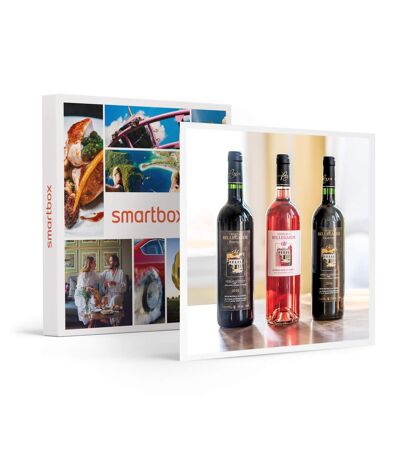 Coffret de 6 vins rouges et clairet du pays bordelais - SMARTBOX - Coffret Cadeau Sport & Aventure