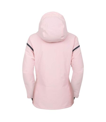 Blouson de ski flurry femme rose cristal / gris foncé Dare 2B