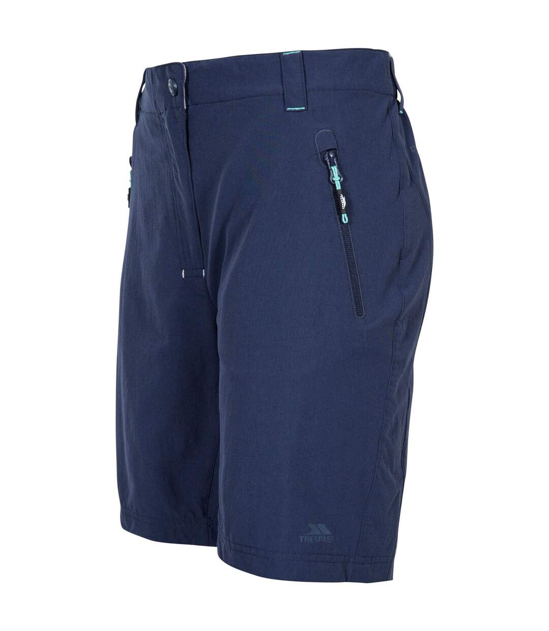 Short de randonnée brooksy femme bleu marine Trespass-3