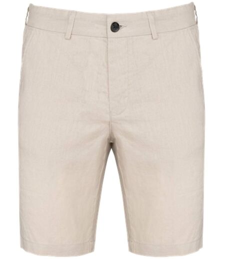 Bermuda en lin - Homme - PATS711 - beige linen sand