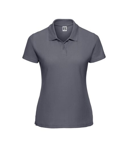 Polo Classic Femme Gris Foncé Uni Russell