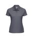Polo Classic Femme Gris Foncé Uni Russell-1