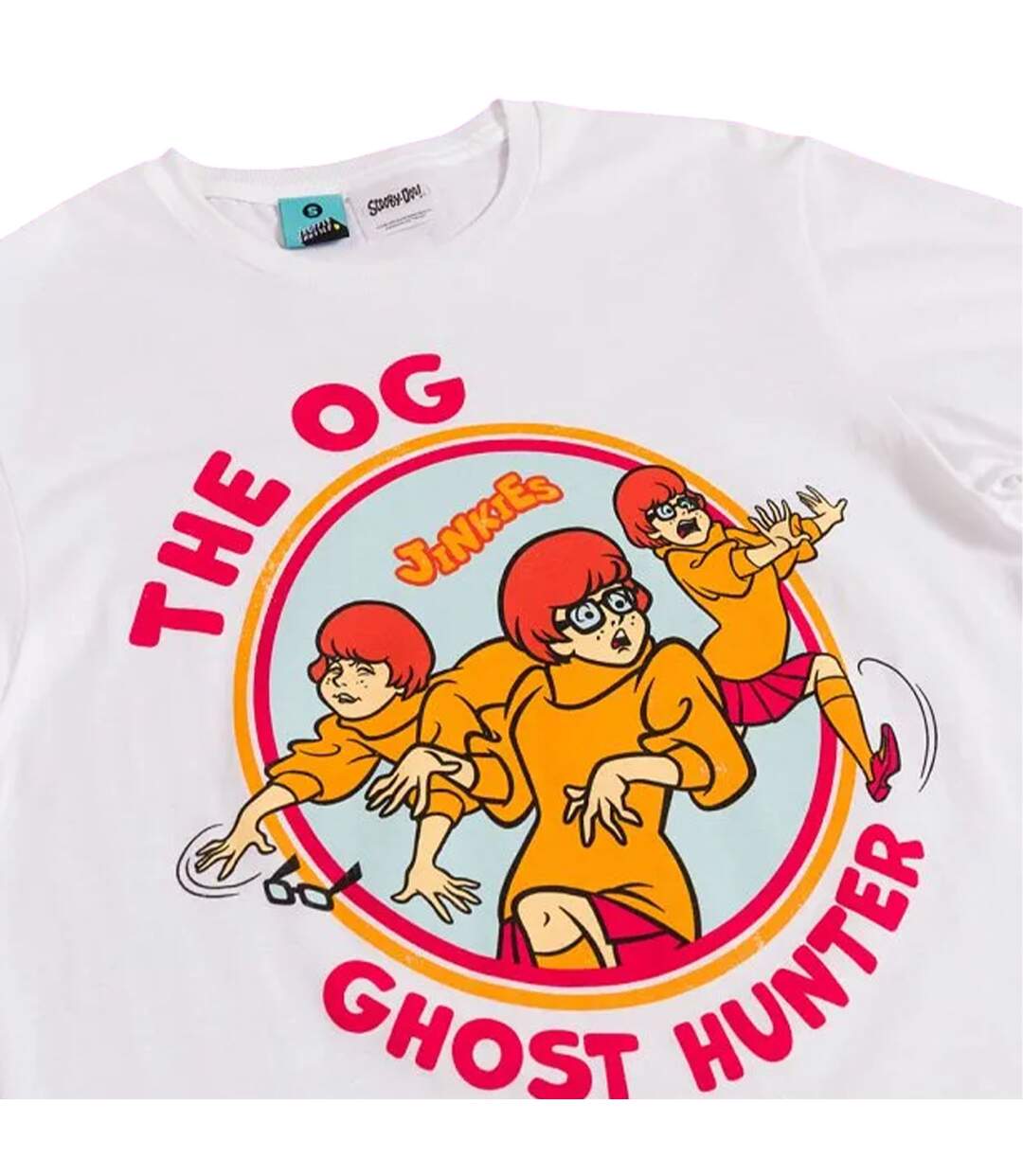 T-shirt Motif Vera Og Ghost Hunter Adulte Blanc Scooby Doo-3