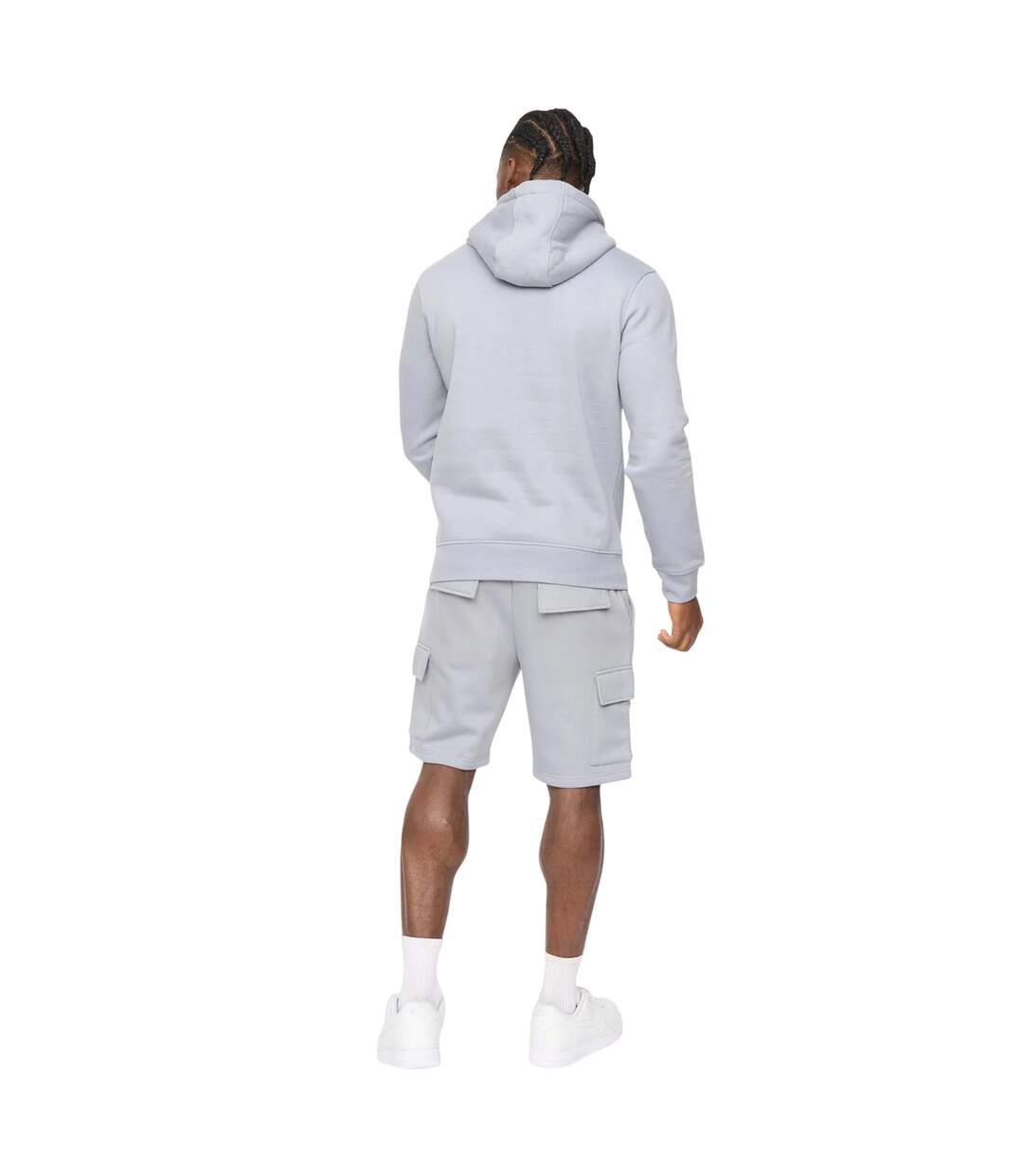 Mens Bardon Hoodie Steel Blue Crosshatch-4