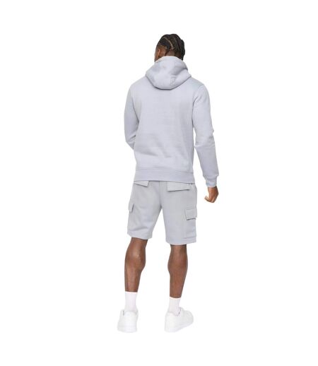 Mens Bardon Hoodie Steel Blue Crosshatch