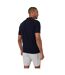 Mens Collared Polo Shirt Navy Threadbare-2