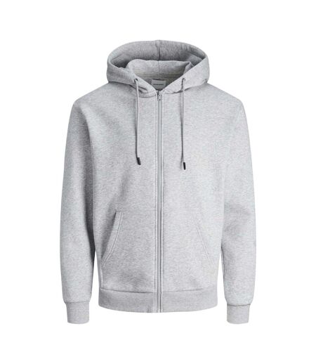 Veste À Capuche Bradley Homme Gris Clair Chiné Jack And Jones