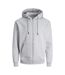 Veste À Capuche Bradley Homme Gris Clair Chiné Jack And Jones-2
