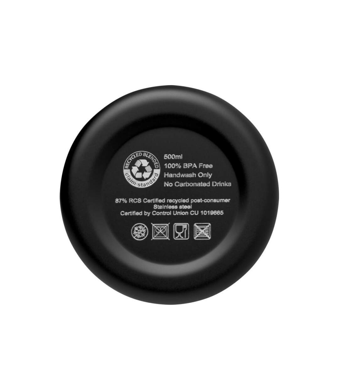 Bouteille Isotherme Spring Taille Unique Noir Uni Generic-2