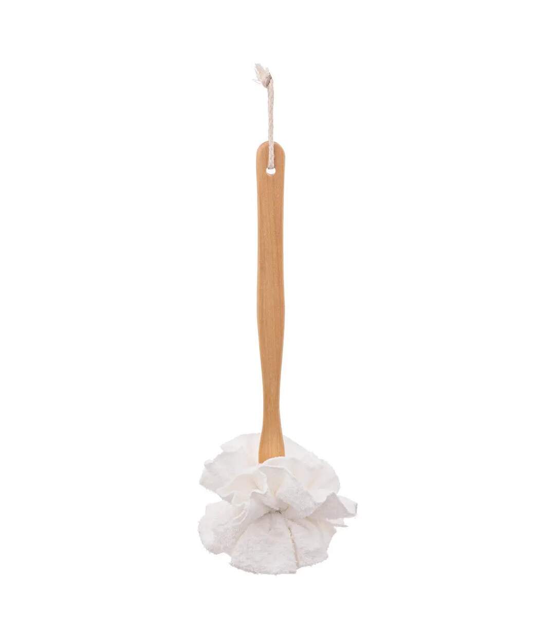 Brosse à Dos Fleur de Douche Textile 40cm Naturel-1